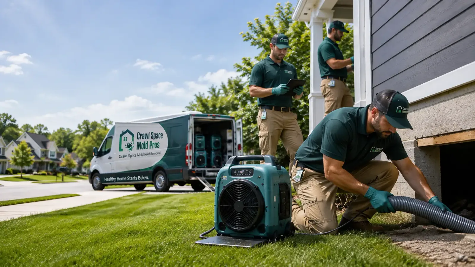 Crawl Space Mold Removal in Iola, KS